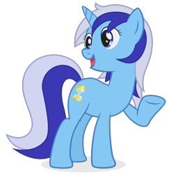 Size: 7974x8191 | Tagged: safe, artist:juniberries, minuette, pony, unicorn, g4, .svg available, absurd resolution, female, looking back, mare, open mouth, shadow, simple background, solo, transparent background, vector