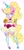 Size: 1072x2271 | Tagged: safe, artist:200cups, oc, oc only, oc:sugar sprinkles, anthro, clothes, dress, garter belt, hat, looking at you, party hat, smiling, socks, solo, thigh highs