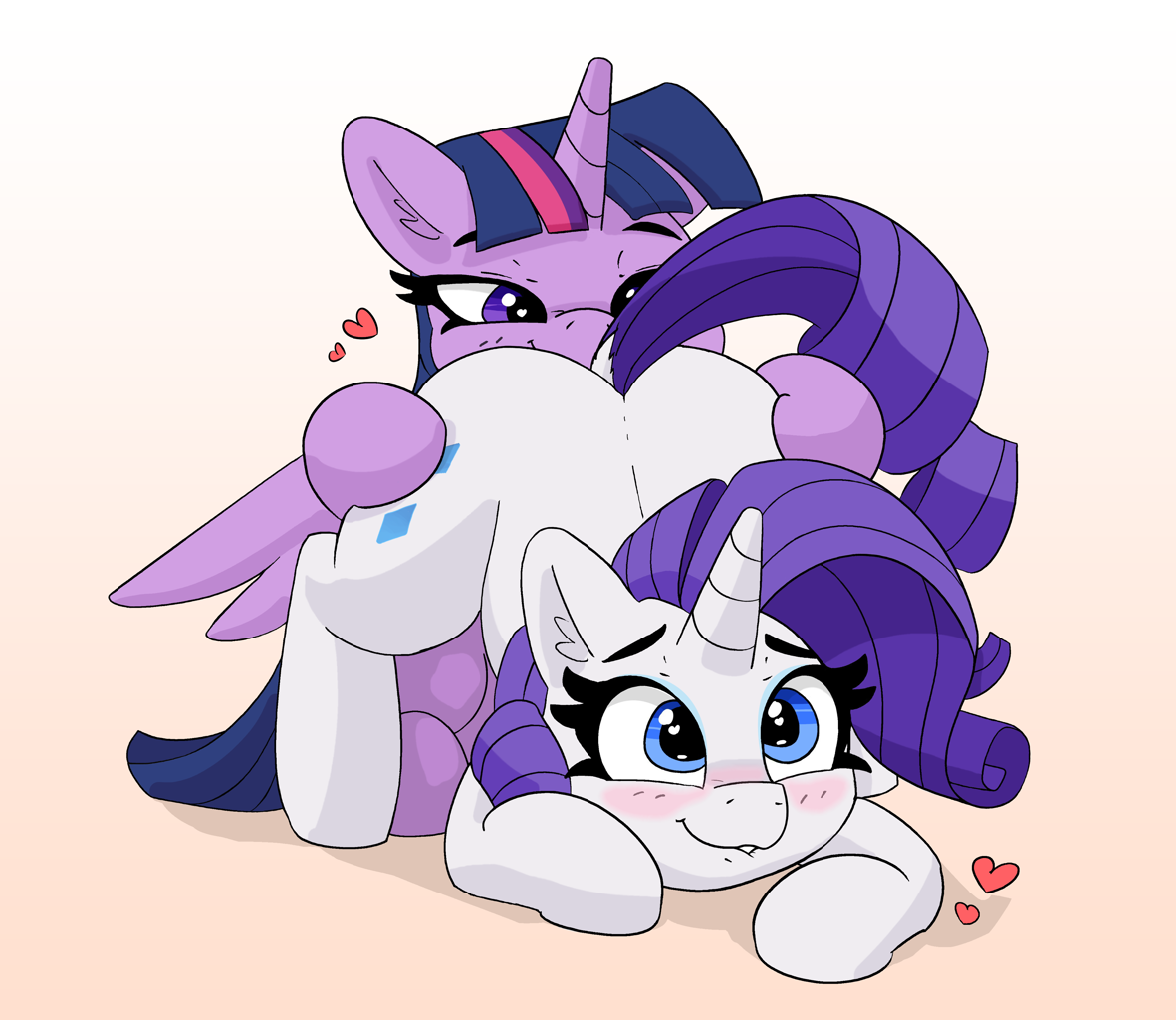 My little pony rarity twilight sparkle threesome