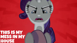 Size: 1280x720 | Tagged: safe, edit, edited screencap, editor:quoterific, screencap, rarity, sweetie belle, pony, unicorn, g4, season 2, sisterhooves social, belle sisters, female, filly, mare, open mouth, siblings, sisters