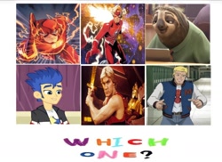 Size: 1156x840 | Tagged: safe, flash sentry, human, sloth, equestria girls, g4, my little pony equestria girls: rainbow rocks, barry allen, disney, flash gordon, marvel, the flash, ultimate spider-man, wally west, zootopia