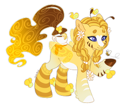 Size: 1592x1347 | Tagged: safe, artist:shady-bush, oc, oc only, original species, scented pony, closed species, female, mare, simple background, solo, transparent background