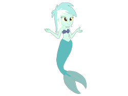Size: 2048x1536 | Tagged: safe, artist:chanyhuman, lyra heartstrings, mermaid, equestria girls, g4, ariel, clothes, cosplay, costume, disney, disney princess, female, fish tail, mermaid tail, mermaidized, simple background, solo, species swap, tail, the little mermaid, transparent background, vector