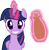 Size: 6096x6179 | Tagged: safe, artist:itv-canterlot, twilight sparkle, alicorn, pony, g4, what about discord?, .ai available, .svg available, absurd resolution, cute, female, glowing, glowing horn, grin, horn, levitation, looking at you, magic, magic aura, magic potion, mare, potion, simple background, smiling, smiling at you, solo, staring into your soul, telekinesis, transparent background, twiabetes, twilight sparkle (alicorn), vector