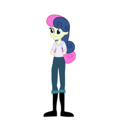 Size: 1280x1281 | Tagged: safe, artist:chanyhuman, bon bon, sweetie drops, human, equestria girls, g4, clothes, cosplay, costume, crossplay, disney, disney prince, female, mermaid lovers, prince eric, simple background, solo, the little mermaid, transparent background, vector