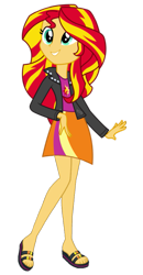 Size: 525x1010 | Tagged: editor needed, source needed, safe, artist:theshadowstone, edit, sunset shimmer, equestria girls, g4, my little pony equestria girls, feet, female, sandals, show accurate, simple background, solo, toes, transparent background, vector