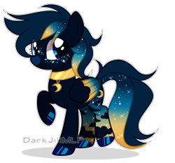 Size: 2208x2048 | Tagged: safe, artist:darkjillmlp123, oc, oc only, oc:cosmic tree, pegasus, pony, coat markings, collar, colored hooves, crescent moon, facial markings, female, freckles, high res, looking at you, mare, moon, raised hoof, simple background, smiling, smiling at you, snip (coat marking), solo, starry legs, starry mane, starry tail, tail, transparent background