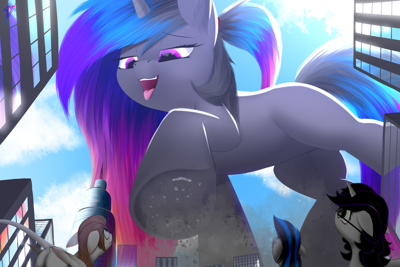 Giantess pony