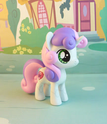 Size: 735x850 | Tagged: safe, artist:krowzivitch, sweetie belle, pony, robot, g4, craft, diorama, female, figurine, irl, photo, sculpture, solo, standing, sweetie bot, traditional art