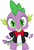 Size: 3000x4440 | Tagged: safe, artist:cloudy glow, spike, dragon, g4, season 1, the best night ever, .ai available, bowtie, clothes, grin, high res, looking at you, male, simple background, smiling, smiling at you, solo, transparent background, tuxedo, vector