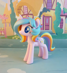 Size: 772x850 | Tagged: safe, artist:krowzivitch, oc, oc only, oc:oofy colorful, pony, unicorn, female, figurine, irl, mare, photo, solo