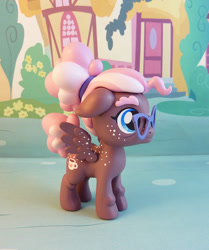 Size: 712x850 | Tagged: safe, artist:krowzivitch, oc, oc only, oc:peppermint patty, pegasus, pony, female, figurine, glasses, irl, mare, photo, solo