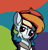 Size: 2480x2608 | Tagged: safe, artist:hymyt2, rainbow dash, pony, g4, high res