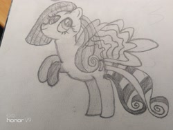 Size: 3968x2976 | Tagged: safe, pegasus, pony, curly mane, female, high res, mare, solo, traditional art