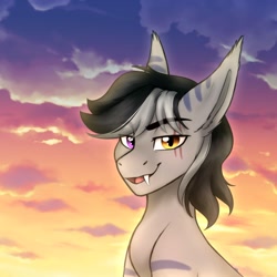 Size: 3000x3000 | Tagged: safe, artist:zahsart, oc, oc only, pony, heterochromia, high res, solo