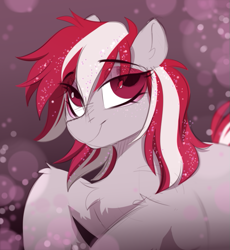 Size: 727x791 | Tagged: safe, artist:crimmharmony, sugar moonlight, earth pony, pony, g5, my little pony: a new generation, colored sketch, eyeshadow, female, makeup, mare, solo