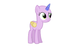Size: 1920x1200 | Tagged: safe, artist:nitlynjane, alicorn, pony, g4, base, looking at something, show accurate, simple background, solo, transparent background