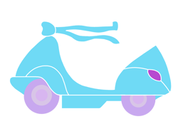 Size: 1024x768 | Tagged: safe, artist:dartielarkie, scooter sprite, g3, cutie mark, cutie mark only, no pony, scooter, simple background, transparent background, vector, vehicle