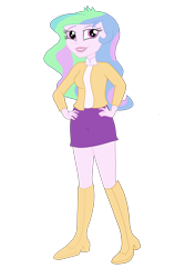 Size: 3891x5828 | Tagged: safe, alternate version, artist:gmaplay, princess celestia, principal celestia, equestria girls, g4, my little pony equestria girls: friendship games, simple background, solo, transparent background