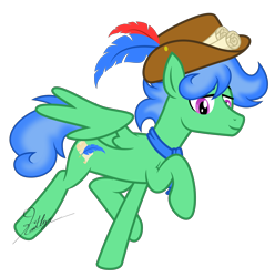 Size: 6000x6040 | Tagged: safe, artist:kaitykat117, oc, oc only, oc:playwright quill(kaitykat), pegasus, pony, absurd resolution, hat, lidded eyes, looking at you, pegasus oc, quill, scroll, simple background, smiling, smiling at you, solo, transparent background