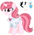 Size: 893x911 | Tagged: safe, artist:madlilon2051, oc, oc only, oc:lovely stork, pony, unicorn, base used, clothes, eyelashes, female, full body, horn, lab coat, mare, offspring, parent:doctor stable, parent:nurse redheart, parents:stableheart, show accurate, simple background, smiling, solo, standing, tail, transparent background, two toned mane, two toned tail, unicorn oc