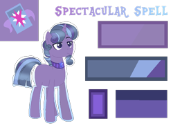 Size: 800x600 | Tagged: safe, artist:just-silvushka, oc, oc only, oc:spectacular spell, pony, unicorn, base used, choker, horn, male, offspring, parent:star swirl the bearded, parent:twilight sparkle, parents:twiswirl, simple background, smiling, solo, stallion, transparent background, unicorn oc