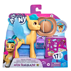 Size: 2000x2000 | Tagged: safe, hitch trailblazer, earth pony, pony, g5, my little pony: a new generation, brushable, fake wings, figure, high res, male, merchandise, solo, stallion, toy