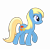 Size: 3464x3464 | Tagged: safe, artist:vernorexia, edit, autumn skye, earth pony, pony, g3, g4, adoraskye, background pony, blonde hair, blonde mane, blue coat, blue eyes, cute, cutie mark, female, full body, g3 to g4, generation leap, high res, leaves, mare, recolor, show accurate, simple background, smiling, solo, tail, transparent background, two toned tail