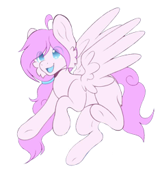 Size: 1833x1935 | Tagged: artist needed, safe, oc, oc only, oc:strawberryc-208, pony, 2022 community collab, derpibooru community collaboration, food, simple background, solo, strawberry, transparent background