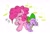 Size: 1857x1262 | Tagged: safe, artist:b0uncy-ball, pinkie pie, spike, dragon, earth pony, pony, g4, female, male, mare, microphone, music notes, singing