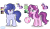 Size: 2596x1484 | Tagged: safe, artist:purplepotato04, cheerilee, derpy hooves, twilight sparkle, oc, alicorn, pegasus, pony, unicorn, g4, female, heterochromia, magical lesbian spawn, mare, offspring, parent:cheerilee, parent:twilight sparkle, parents:cheerilight, parents:twerpy, show accurate, twilight sparkle (alicorn)