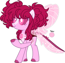 Size: 2601x2524 | Tagged: safe, artist:kurosawakuro, artist:mint-light, oc, oc only, changepony, hybrid, base used, female, high res, offspring, parent:pinkie pie, parent:thorax, simple background, solo, transparent background