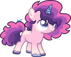 Size: 682x549 | Tagged: safe, artist:kurosawakuro, oc, oc only, pony, unicorn, g5, my little pony: a new generation, base used, female, filly, magical lesbian spawn, offspring, parent:izzy moonbow, parent:sunny starscout, parents:moonscout, simple background, solo, transparent background