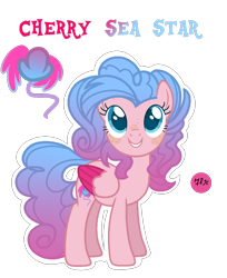 Size: 980x1200 | Tagged: safe, artist:just-silvushka, oc, oc only, hybrid, pegasus, pony, base used, eyelashes, female, freckles, interspecies offspring, magical lesbian spawn, mare, offspring, parent:pinkie pie, parent:princess skystar, parents:skypie, pegasus oc, simple background, smiling, solo, transparent background