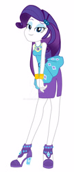 Size: 1600x3718 | Tagged: safe, artist:lobo299, rarity, equestria girls, equestria girls series, g4, dreamworks face, obtrusive watermark, rarity peplum dress, side slit, simple background, solo, vector, watermark, white background