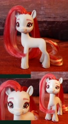 Size: 2880x5264 | Tagged: safe, artist:crawdademily, sugar moonlight, earth pony, pony, g5, my little pony: a new generation, customized toy, female, glitter, irl, mare, photo, solo, toy