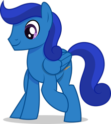 Size: 1714x1922 | Tagged: safe, artist:starcollider, derpibooru exclusive, oc, oc only, oc:cozy cloud, pegasus, pony, folded wings, male, pegasus oc, simple background, smiling, solo, stallion, stallion oc, transparent background, vector