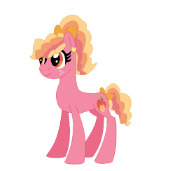 Size: 623x609 | Tagged: safe, artist:mlpbasemaker33, artist:nintendoponyaddict, oc, oc only, oc:royal gala, earth pony, pony, base used, bow, ear piercing, earring, earth pony oc, female, freckles, hair bow, jewelry, mare, offspring, parent:big macintosh, parent:princess cadance, parents:cadmac, piercing, simple background, smiling, solo, transparent background