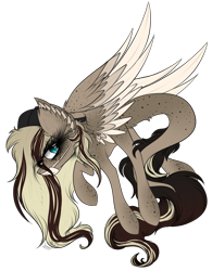Size: 2643x3395 | Tagged: safe, artist:beamybutt, oc, oc only, pegasus, pony, colored wings, ear fluff, eyelashes, female, high res, mare, pegasus oc, simple background, solo, transparent background, two toned wings, wings