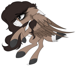 Size: 2478x2141 | Tagged: safe, artist:beamybutt, oc, oc only, pegasus, pony, colored hooves, ear fluff, female, high res, mare, rearing, simple background, solo, transparent background, wings