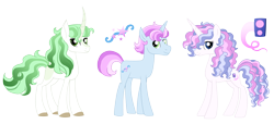 Size: 5500x2500 | Tagged: safe, artist:queenderpyturtle, oc, oc only, pony, unicorn, female, male, mare, simple background, stallion, transparent background