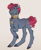 Size: 1366x1678 | Tagged: safe, artist:sannateacupss, apple split, earth pony, pony, g4, apple family member, solo