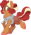 Size: 1280x1455 | Tagged: safe, artist:rohans-ponies, oc, oc only, oc:cherry cola, earth pony, pony, clothes, deviantart watermark, female, hoodie, mare, obtrusive watermark, simple background, transparent background, watermark