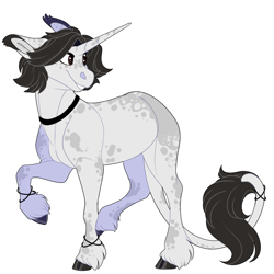Size: 1600x1600 | Tagged: safe, artist:uunicornicc, oc, oc only, pony, unicorn, female, mare, simple background, solo, white background