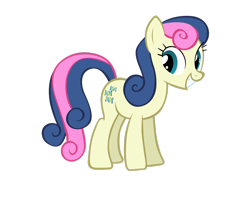 Size: 2755x2176 | Tagged: safe, artist:tardifice, bon bon, sweetie drops, earth pony, pony, g4, female, grin, happy, high res, simple background, smiling, solo, transparent background, vector