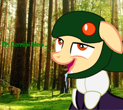 Size: 706x633 | Tagged: safe, artist:yuseifan4life, pony, forest, forest background, mega man (series), mega man 3, ponified, snake man, solo