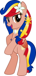Size: 1688x3552 | Tagged: safe, artist:jhayarr23, oc, oc only, oc:pearl shine, pegasus, pony, bipedal, looking at you, nation ponies, open mouth, philippines, ponified, simple background, solo, transparent background