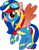 Size: 2169x2765 | Tagged: safe, artist:jhayarr23, oc, oc only, oc:pearl shine, pegasus, pony, clothes, female, flying, full body, goggles, high res, looking at you, mare, nation ponies, pegasus oc, philippines, ponified, simple background, smiling, solo, transparent background, uniform, wonderbolts uniform