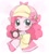 Size: 1675x1869 | Tagged: dead source, safe, artist:ginmaruxx, pinkie pie, earth pony, pony, g4, blush sticker, blushing, bow, crossover, detective, doodle, female, hat, looking at you, magnifying glass, simple background, solo, suzuko mimori, tantei opera milky holmes, voice actor joke, white background