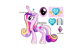 Size: 1920x1200 | Tagged: safe, princess cadance, oc, alicorn, pony, g4, 1000 hours in ms paint, female, mare, recolor, simple background, solo, transparent background